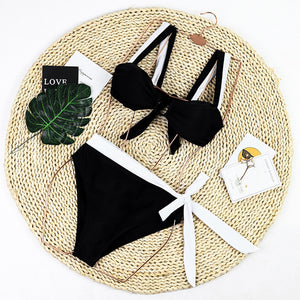 Riviera Contrast Trim Bikini Set