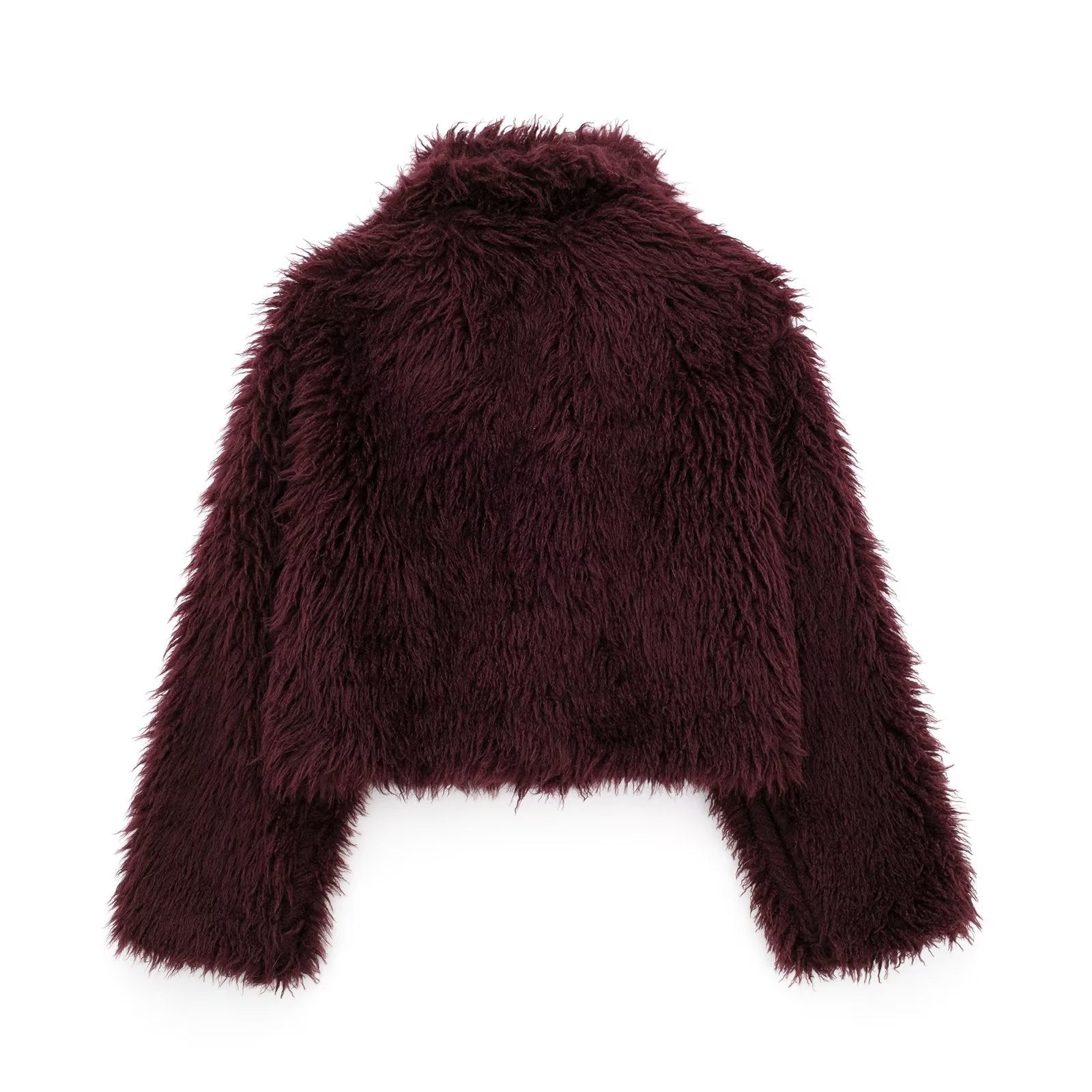 Liva-  Plum Fur Coat