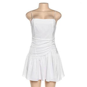 Lila Ruffle Hem Cami Mini Dress