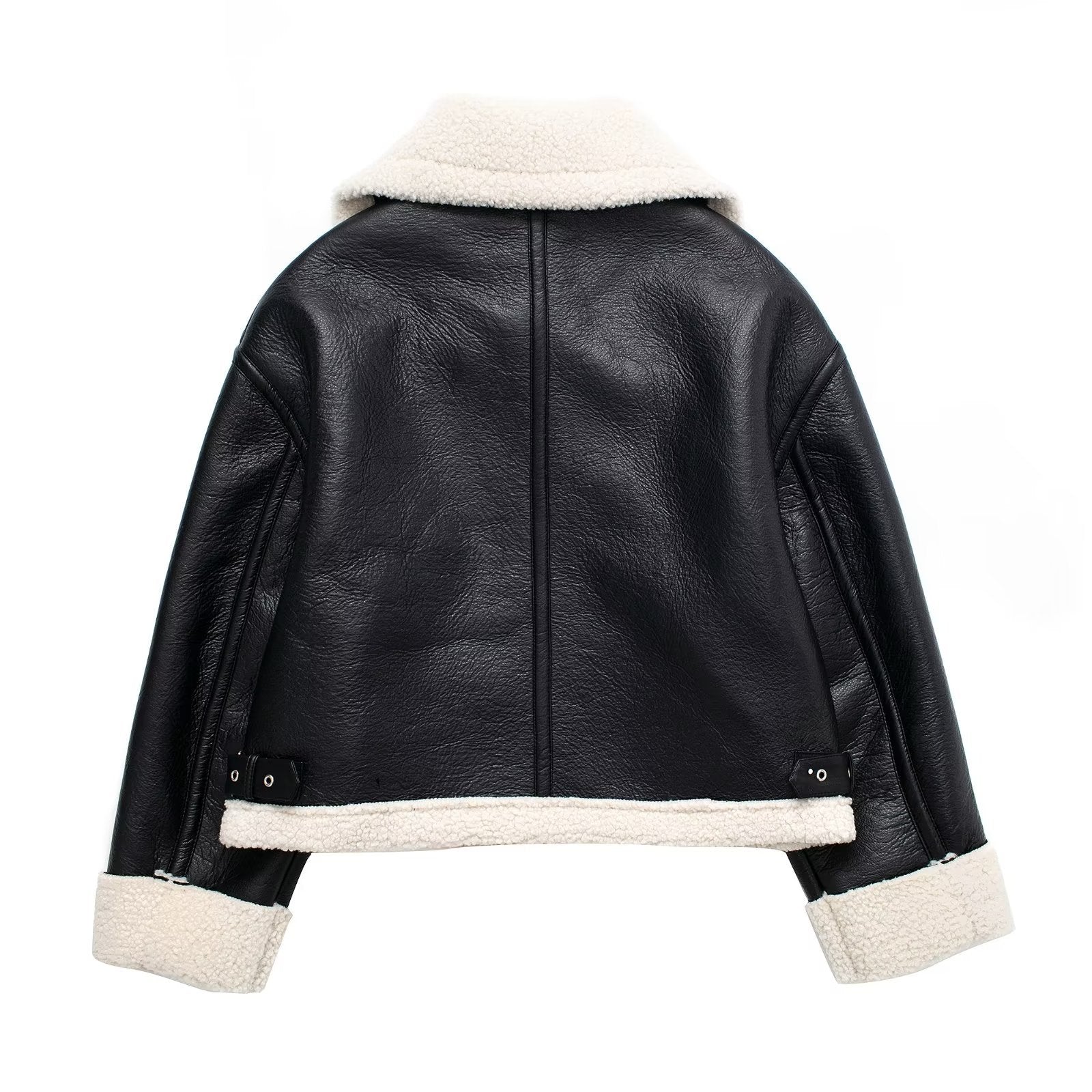 Mia Vintage Faux Leather/PU Jacket