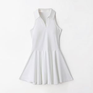 Women's Tennis Suit V-shaped Suit With Chest Pad Dress