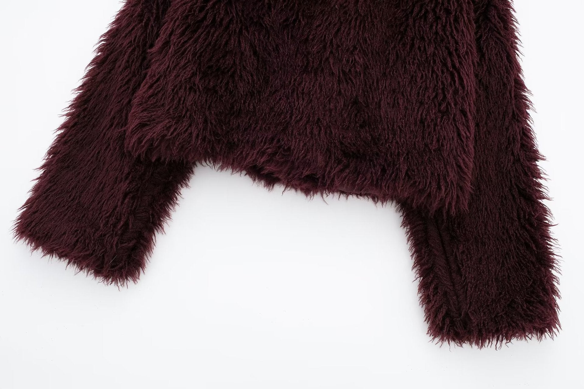 Liva-  Plum Fur Coat