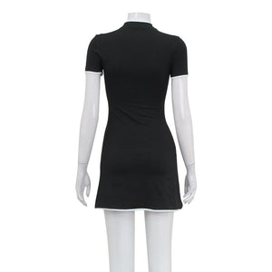 Zoe Black Bodycon Mini Dress