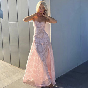 Alyssa Floral Embroidered Maxi Dress