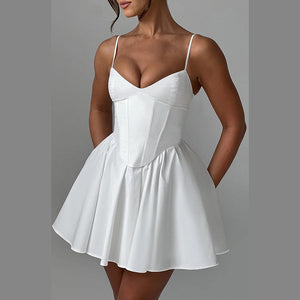 ARIA SUMMER BREEZE A-LINE MINI DRESS