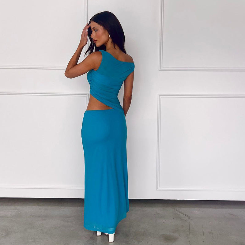 Daphne Cutout Midriff Maxi Dress