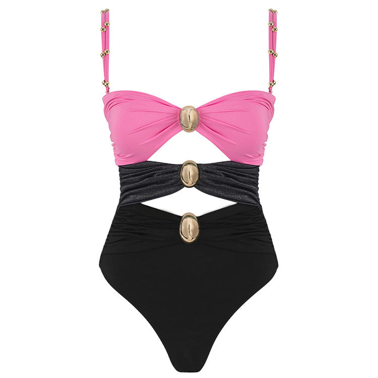 Melina Colorblock Cutout Swimsuit