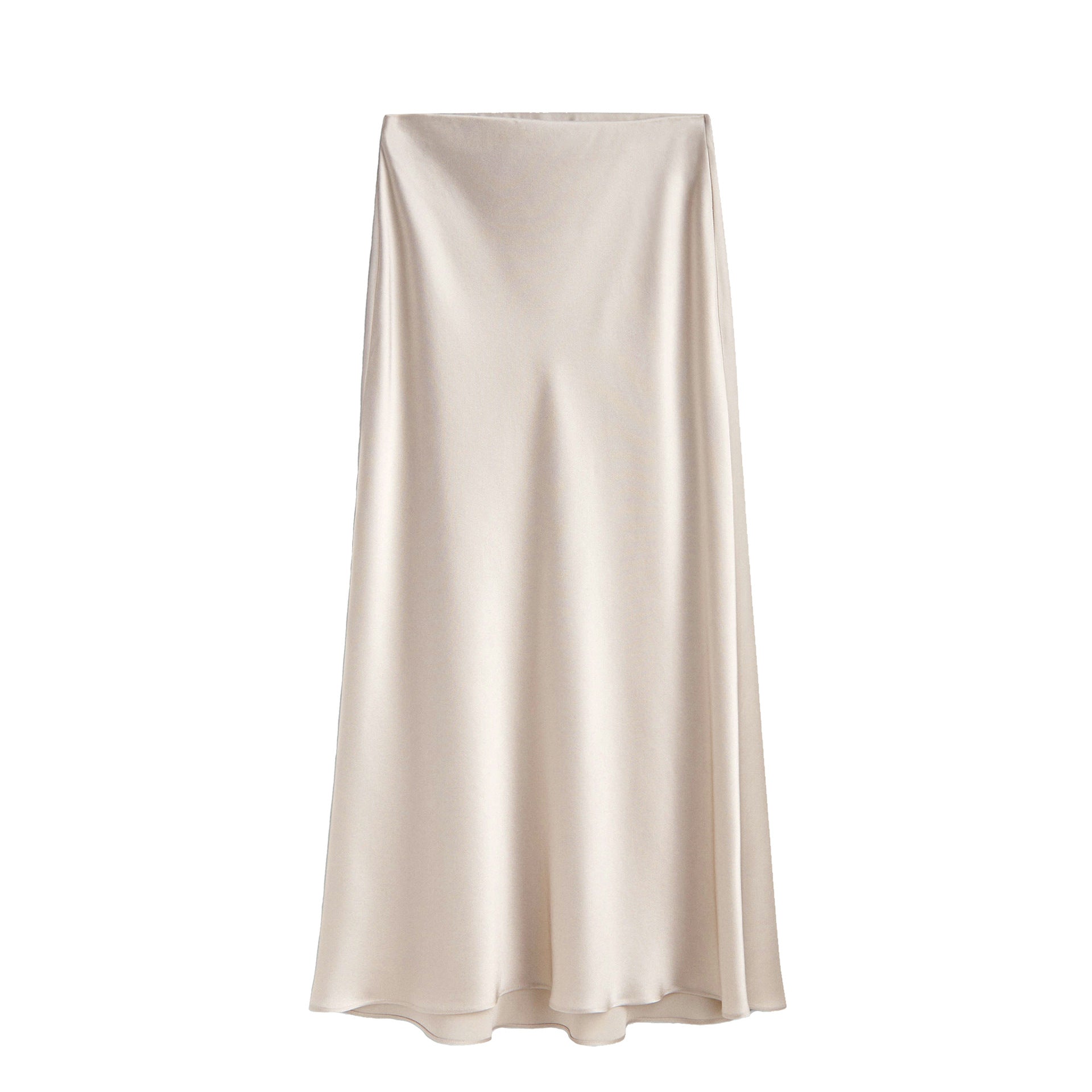 Rosalind Satin Bias Cut Maxi Skirt