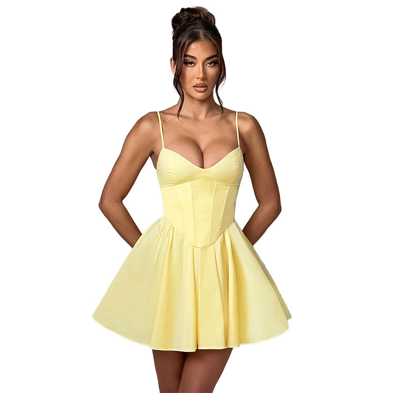 ARIA SUMMER BREEZE A-LINE MINI DRESS