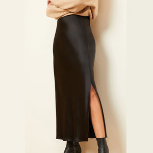 Rosalind Satin Bias Cut Maxi Skirt