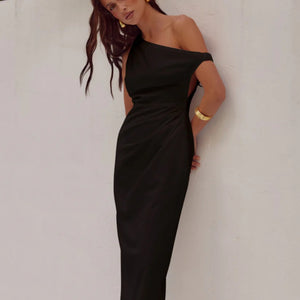 Sophia Asymmetrical Midi Dress