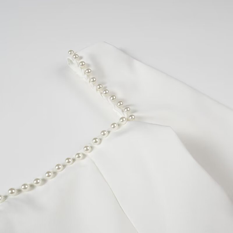 COCO PEARLED PERFECTION SQUARE-NECK MINI