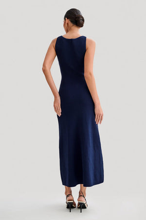 Annalise Sleeveless Button-Front Maxi Dress