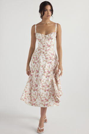 Chloe Bustier Midi Sundress