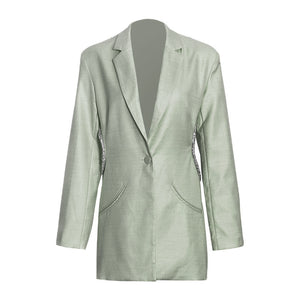 Amelia's Backless Diamond Blazer