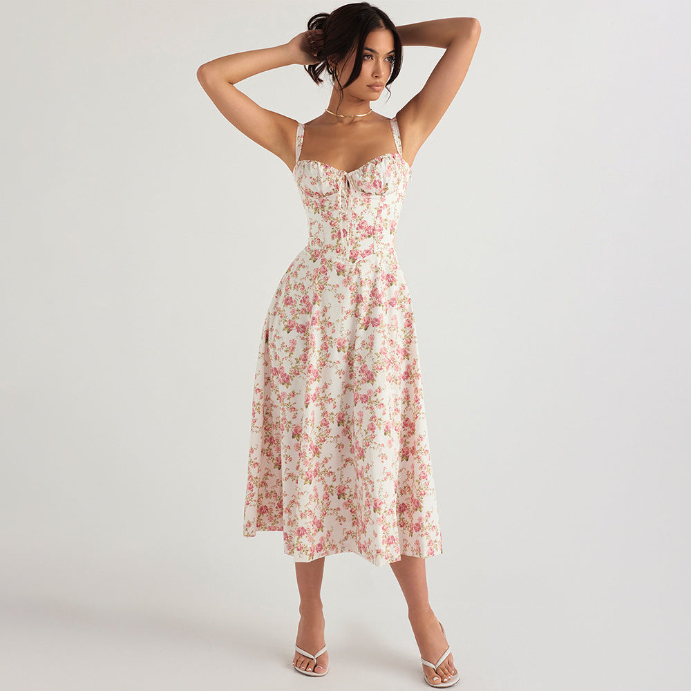 Rosalind Floral Bustier Sundress