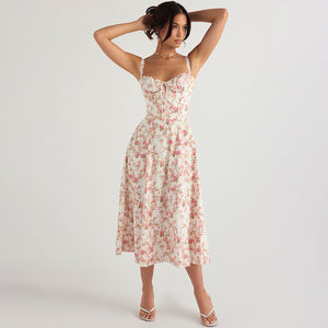 Rosalind Floral Bustier Sundress