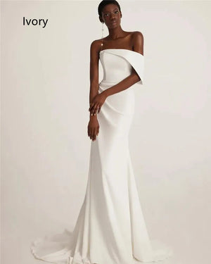 Salima One-Shoulder Satin Mermaid Gown